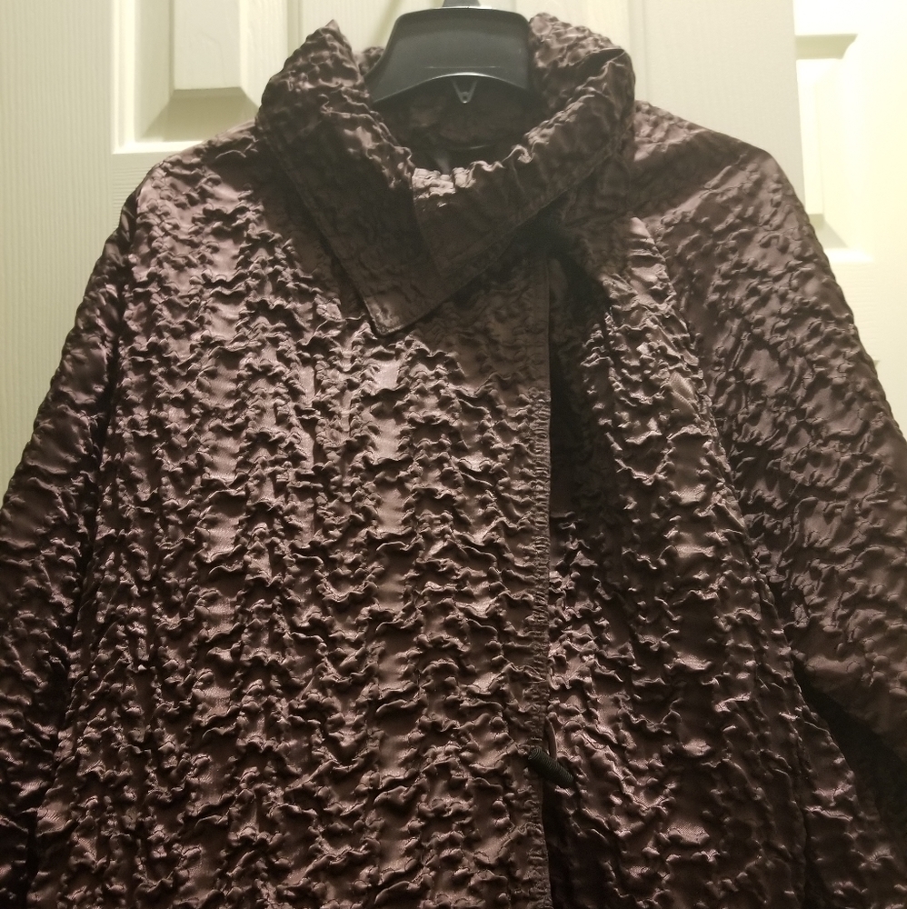 Beautiful plum colored lined jacket